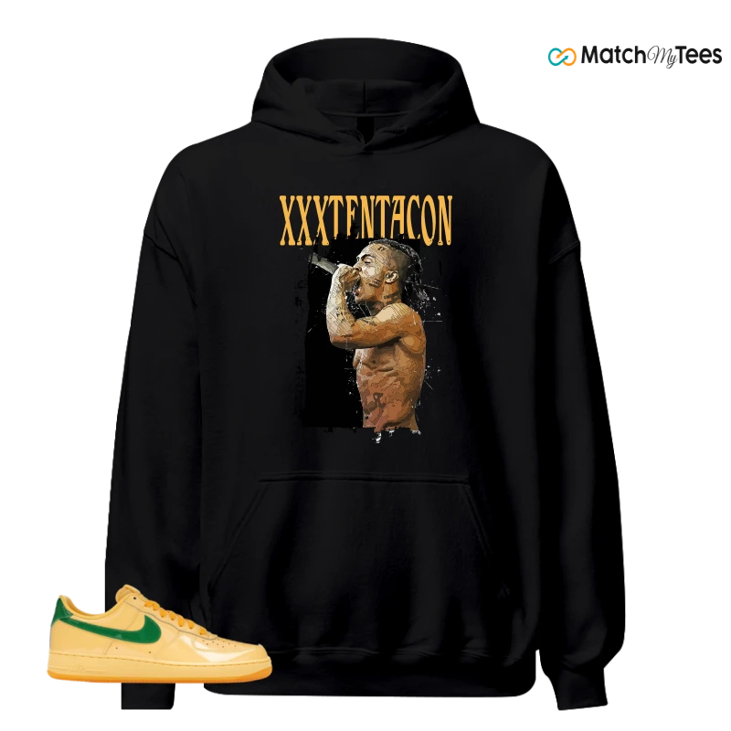 NIKE AIR FORCE 1 LOW PATENT LEATHER TOPAZ GOLD SNEAKER Matching Tees hoodie