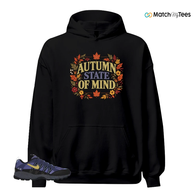 NIKE AIR HUMARA POLAR BLUE BUFF GOLD SNEAKER Matching Tees hoodie