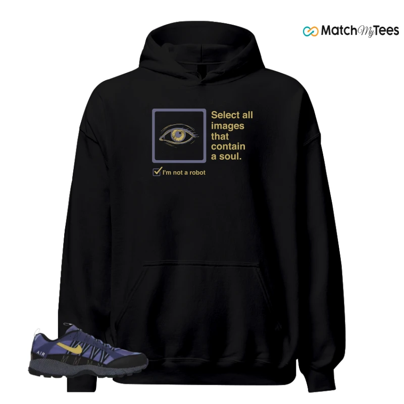 NIKE AIR HUMARA POLAR BLUE BUFF GOLD SNEAKER Matching Tees hoodie