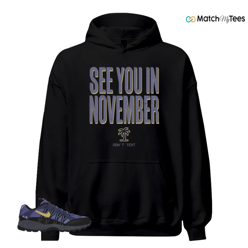 NIKE AIR HUMARA POLAR BLUE BUFF GOLD SNEAKER Matching Tees hoodie