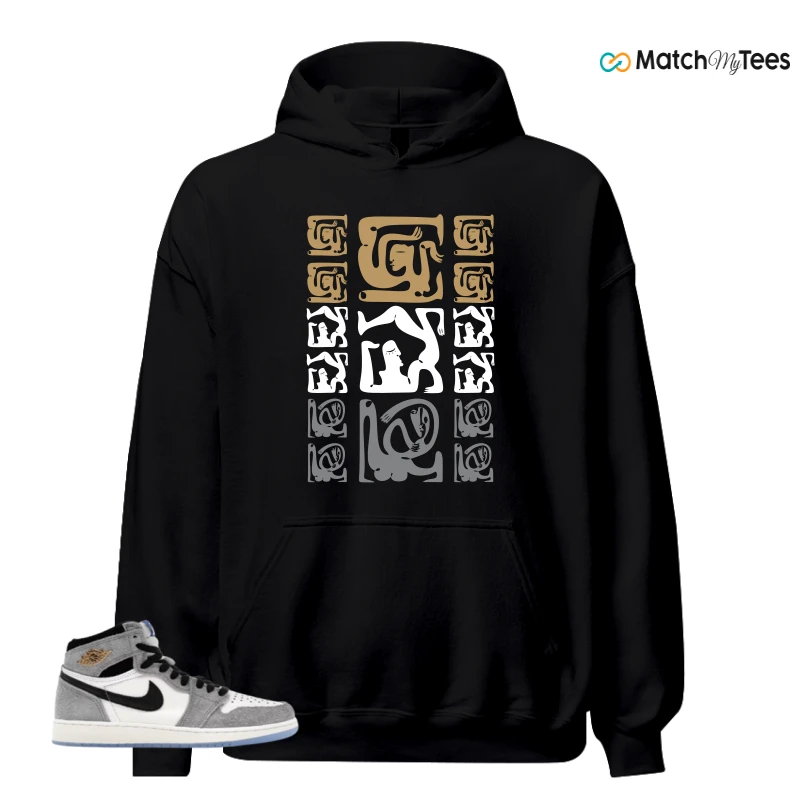 NIKE AIR JORDAN 1 HIGH COOL GREY SNEAKER Matching Tees hoodie