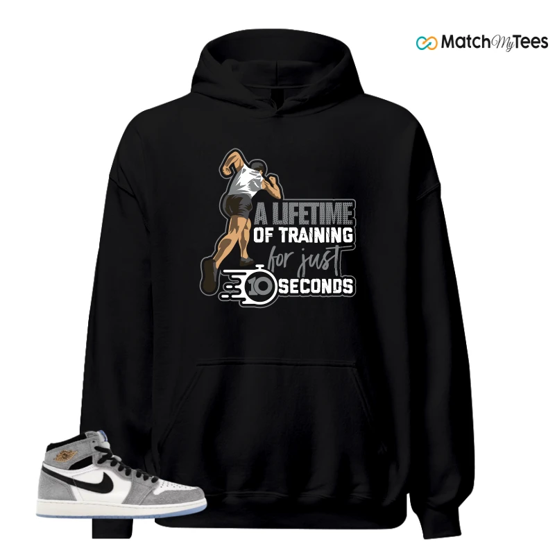 NIKE AIR JORDAN 1 HIGH COOL GREY SNEAKER Matching Tees hoodie