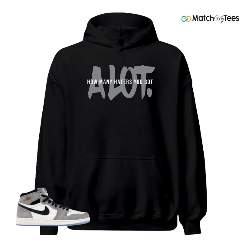NIKE AIR JORDAN 1 HIGH COOL GREY SNEAKER Matching Tees hoodie