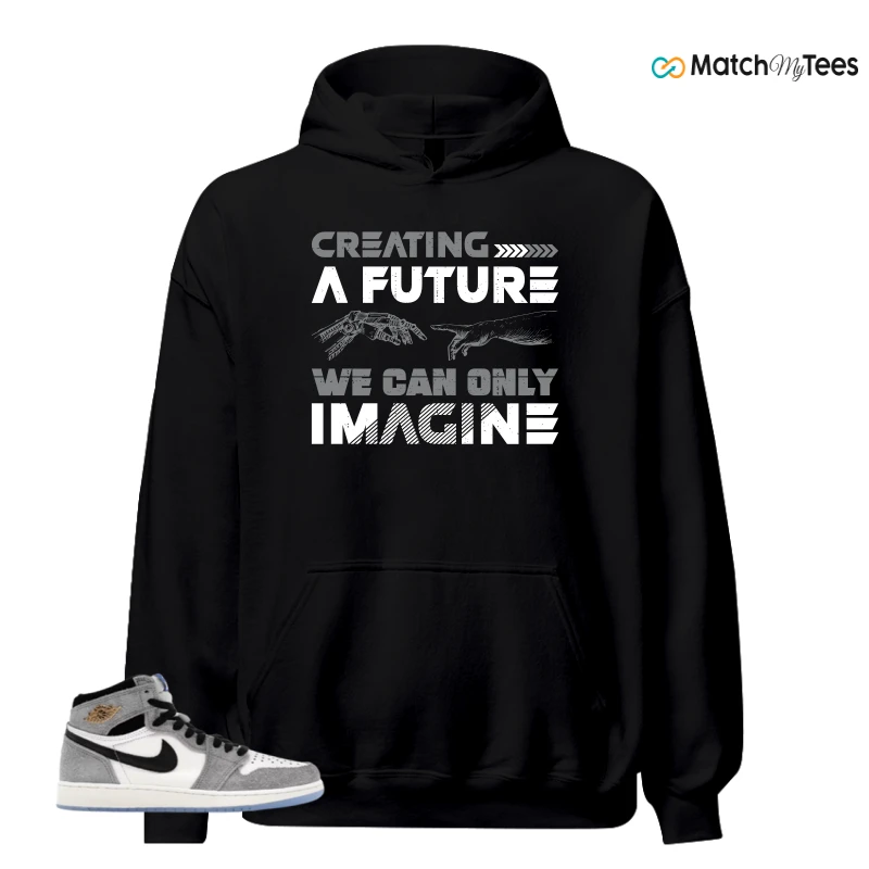 NIKE AIR JORDAN 1 HIGH COOL GREY SNEAKER Matching Tees hoodie