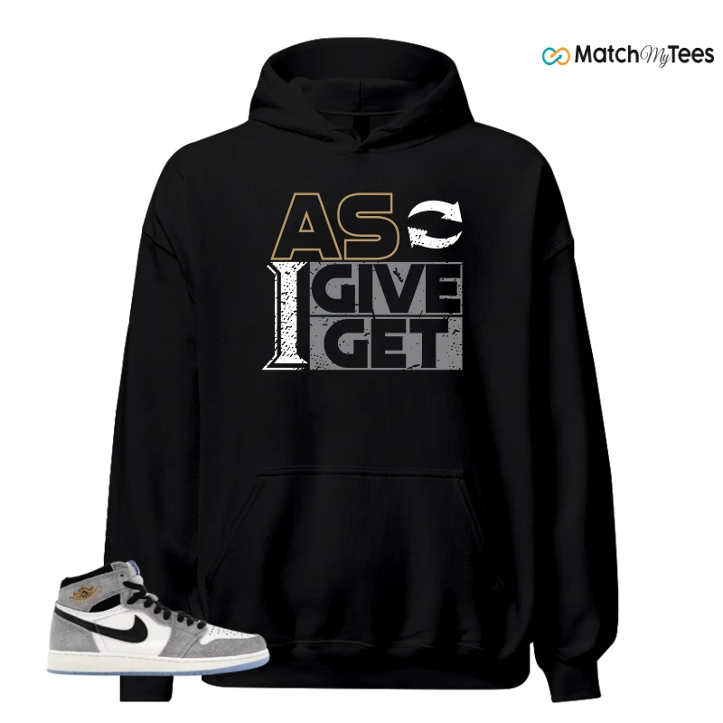 NIKE AIR JORDAN 1 HIGH COOL GREY SNEAKER Matching Tees hoodie