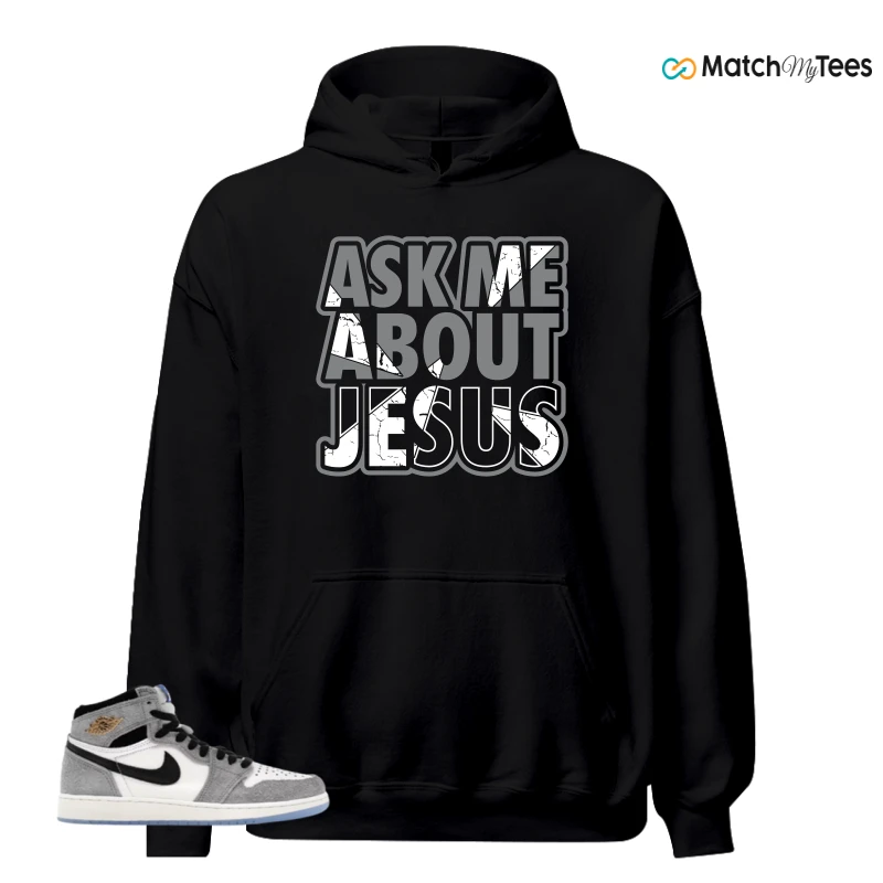 NIKE AIR JORDAN 1 HIGH COOL GREY SNEAKER Matching Tees hoodie