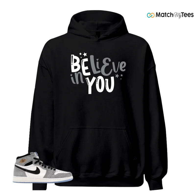 NIKE AIR JORDAN 1 HIGH COOL GREY SNEAKER Matching Tees hoodie