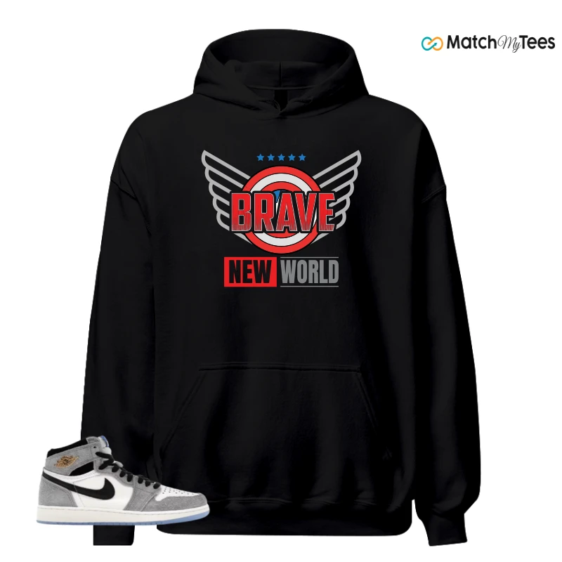 NIKE AIR JORDAN 1 HIGH COOL GREY SNEAKER Matching Tees hoodie