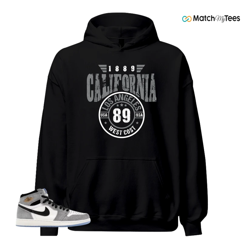 NIKE AIR JORDAN 1 HIGH COOL GREY SNEAKER Matching Tees hoodie