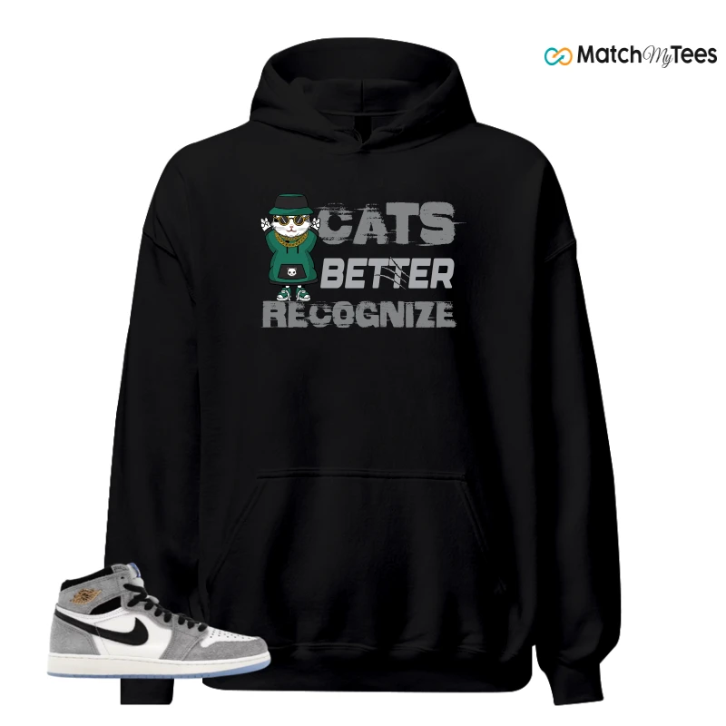 NIKE AIR JORDAN 1 HIGH COOL GREY SNEAKER Matching Tees hoodie