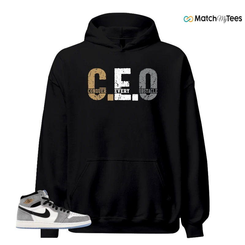 NIKE AIR JORDAN 1 HIGH COOL GREY SNEAKER Matching Tees hoodie