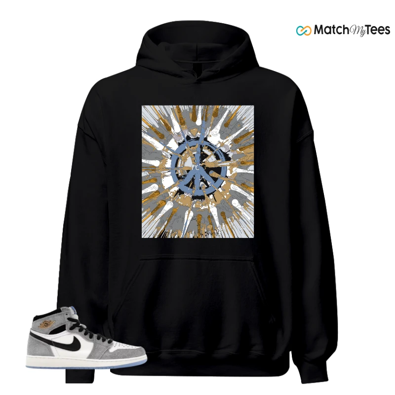 NIKE AIR JORDAN 1 HIGH COOL GREY SNEAKER Matching Tees hoodie