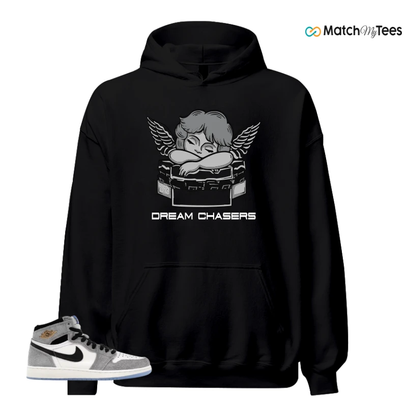 NIKE AIR JORDAN 1 HIGH COOL GREY SNEAKER Matching Tees hoodie