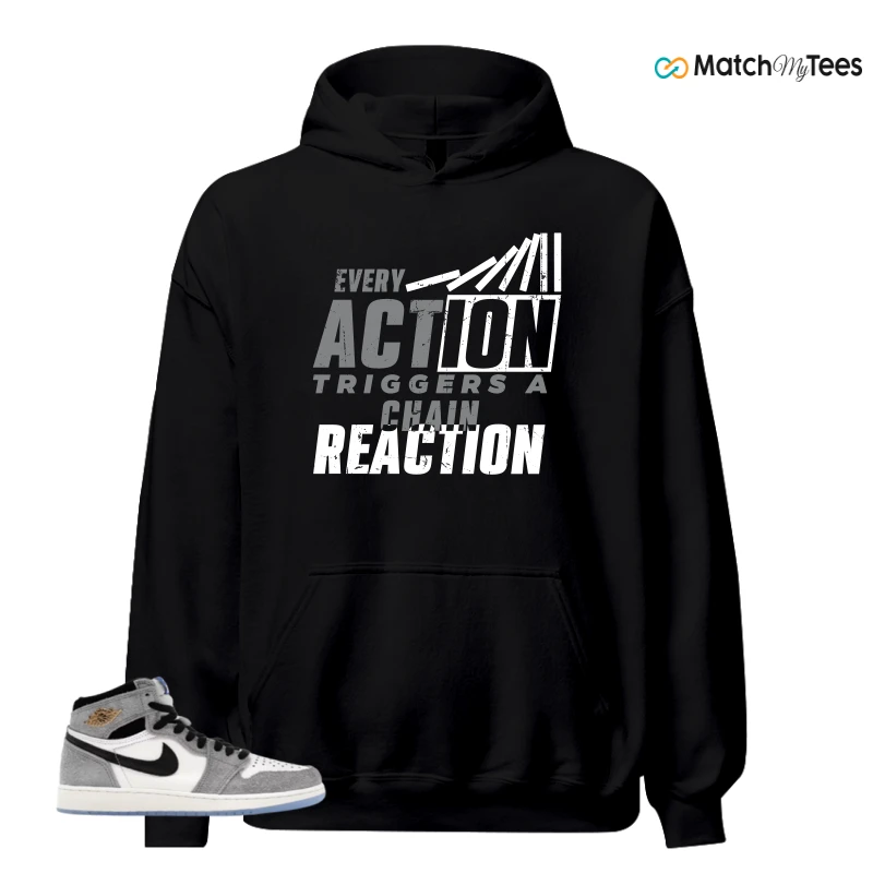 NIKE AIR JORDAN 1 HIGH COOL GREY SNEAKER Matching Tees hoodie