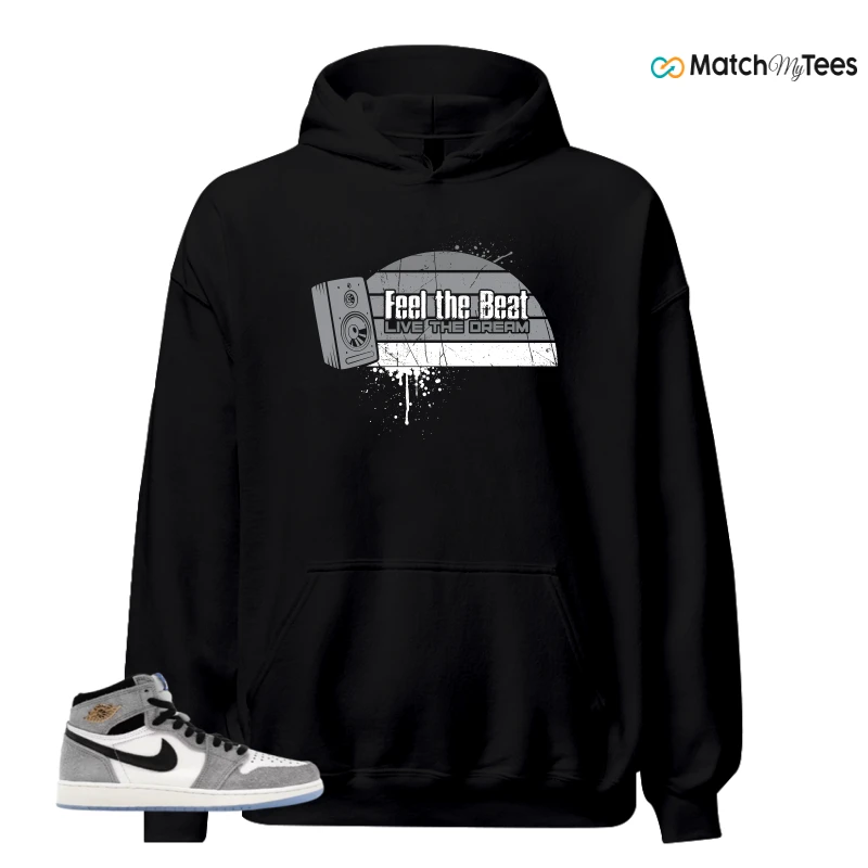 NIKE AIR JORDAN 1 HIGH COOL GREY SNEAKER Matching Tees hoodie