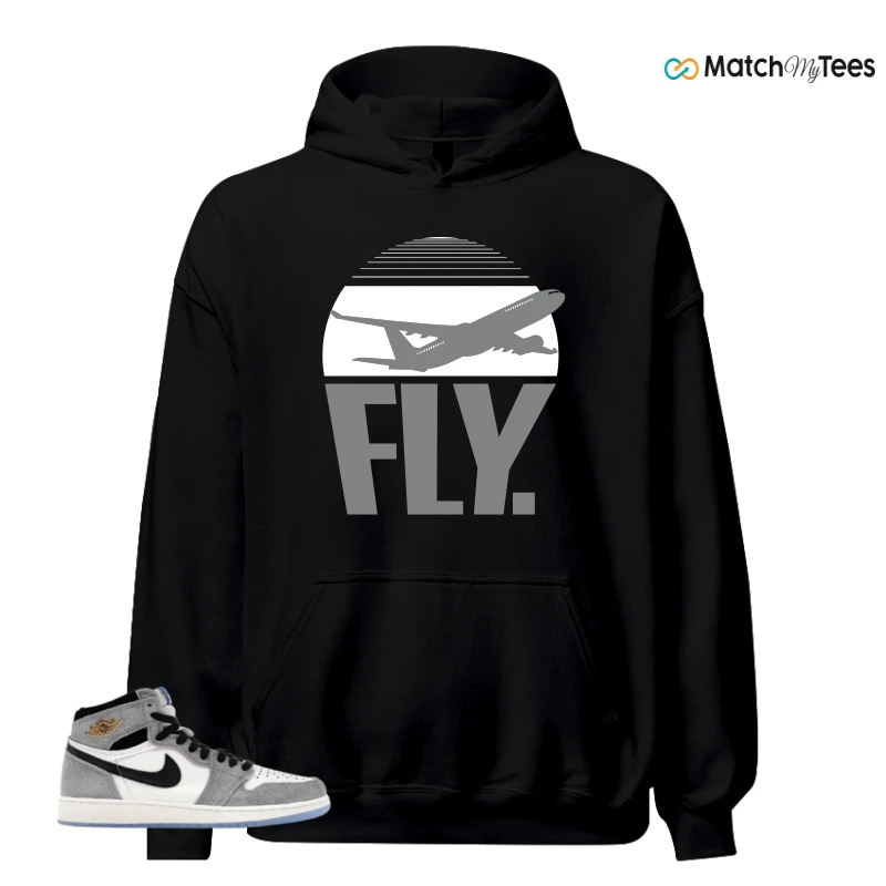 NIKE AIR JORDAN 1 HIGH COOL GREY SNEAKER Matching Tees hoodie