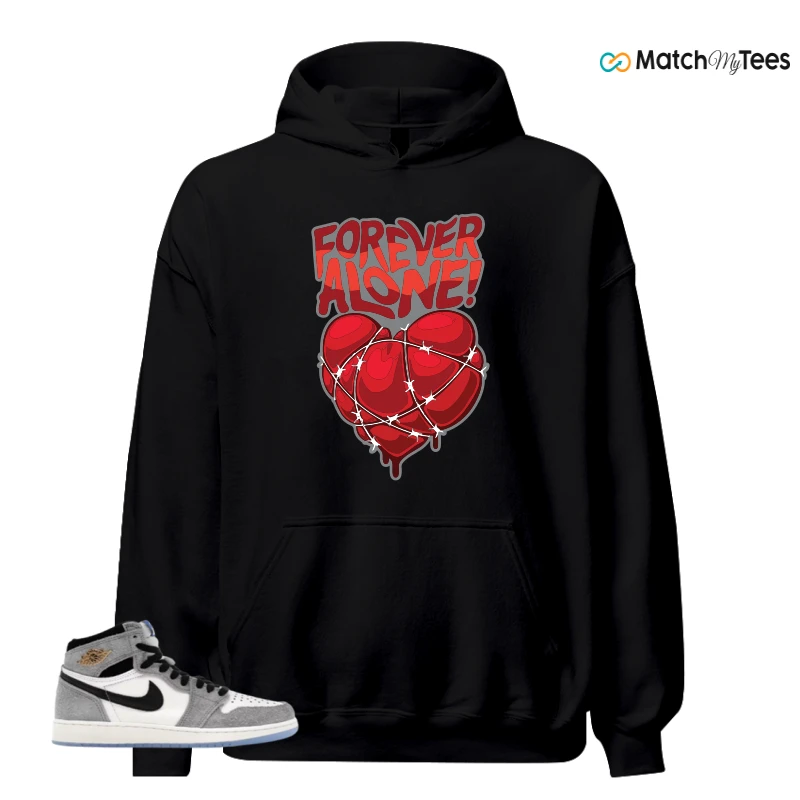 NIKE AIR JORDAN 1 HIGH COOL GREY SNEAKER Matching Tees hoodie