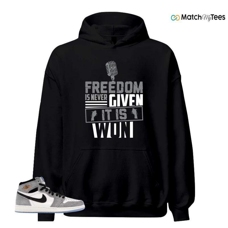 NIKE AIR JORDAN 1 HIGH COOL GREY SNEAKER Matching Tees hoodie