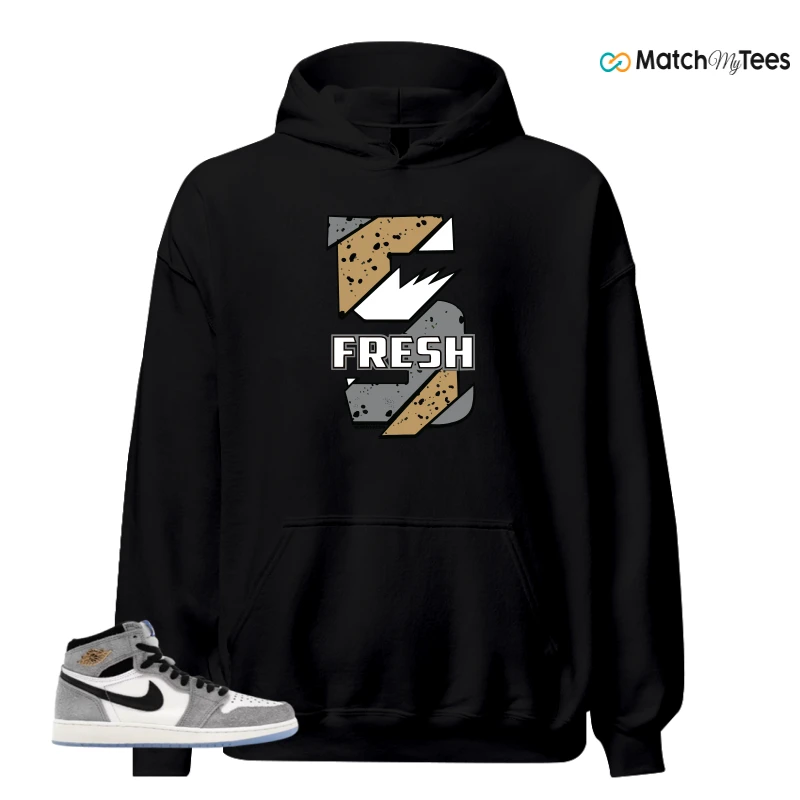 NIKE AIR JORDAN 1 HIGH COOL GREY SNEAKER Matching Tees hoodie