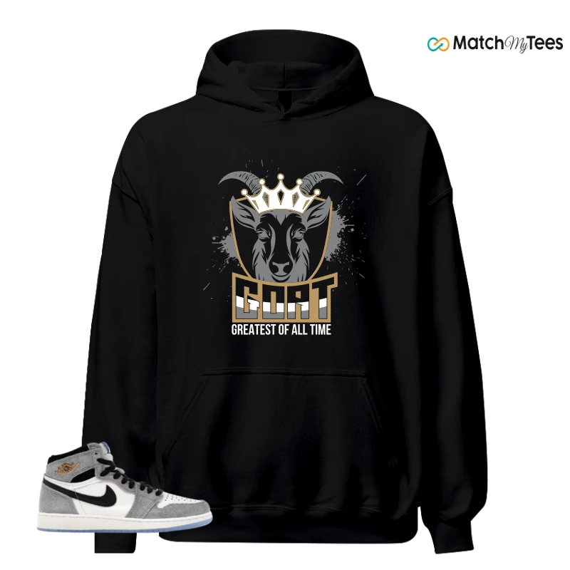 NIKE AIR JORDAN 1 HIGH COOL GREY SNEAKER Matching Tees hoodie