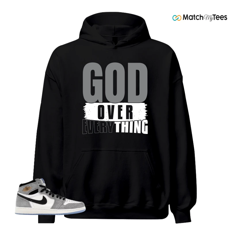 NIKE AIR JORDAN 1 HIGH COOL GREY SNEAKER Matching Tees hoodie