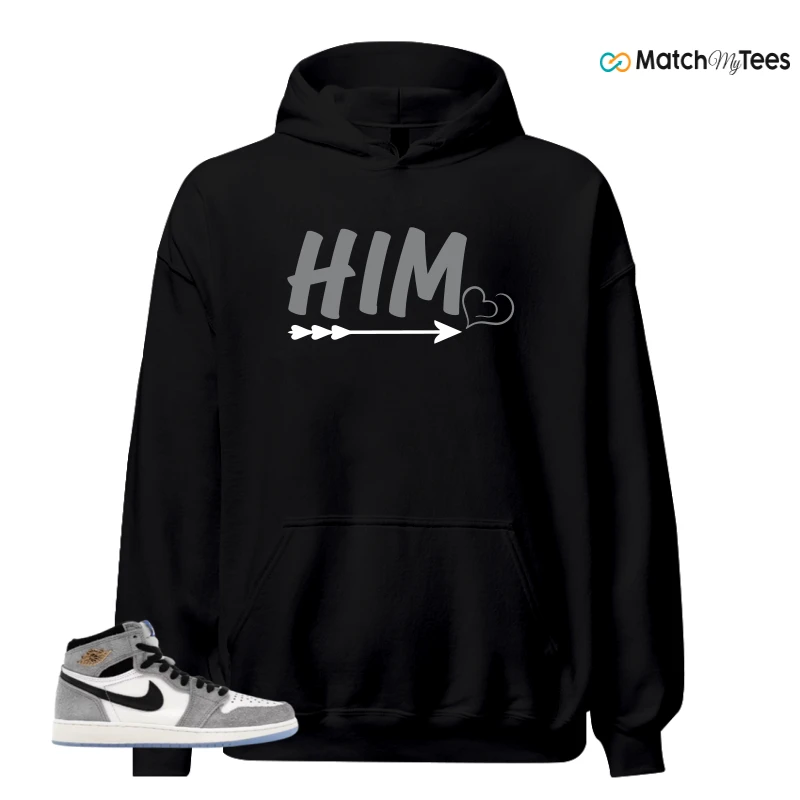 NIKE AIR JORDAN 1 HIGH COOL GREY SNEAKER Matching Tees hoodie