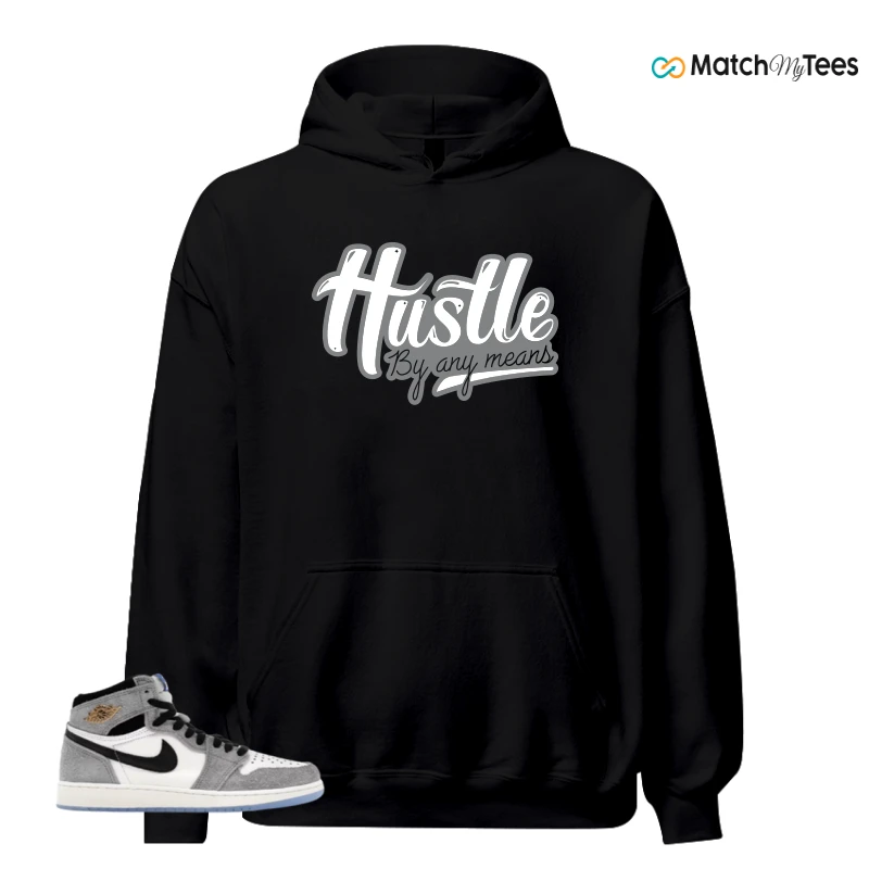 NIKE AIR JORDAN 1 HIGH COOL GREY SNEAKER Matching Tees hoodie