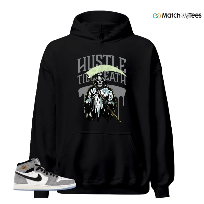 NIKE AIR JORDAN 1 HIGH COOL GREY SNEAKER Matching Tees hoodie