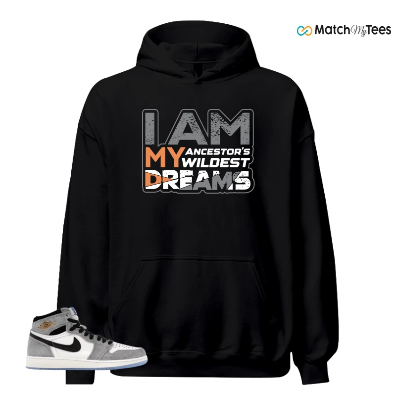 NIKE AIR JORDAN 1 HIGH COOL GREY SNEAKER Matching Tees hoodie