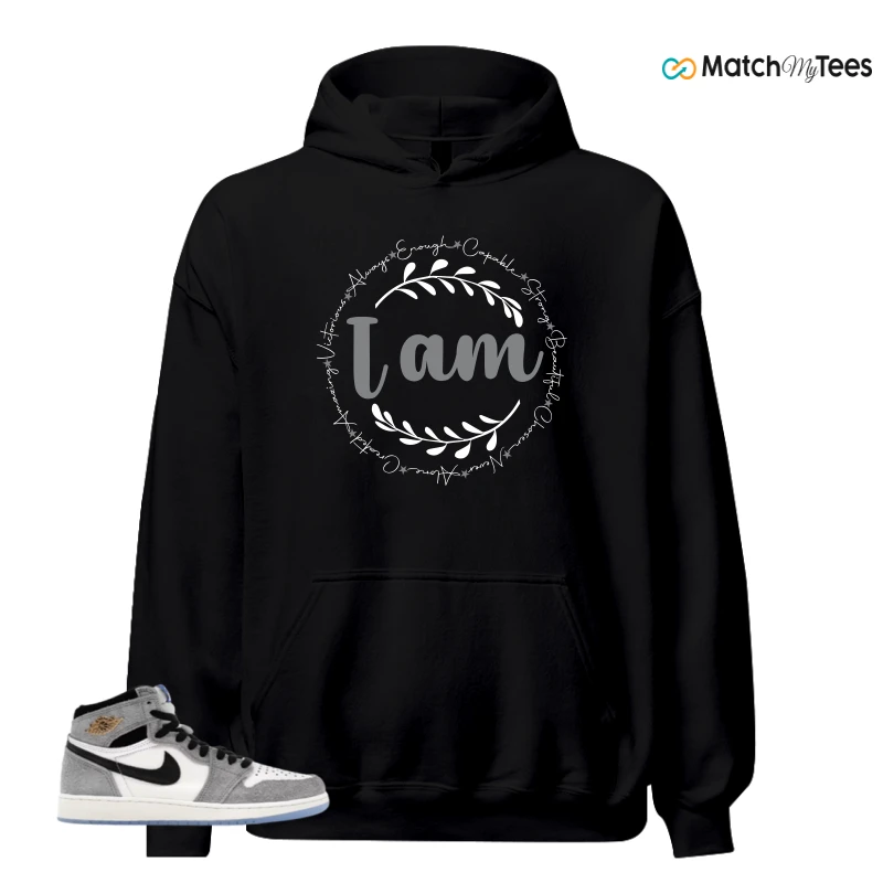 NIKE AIR JORDAN 1 HIGH COOL GREY SNEAKER Matching Tees hoodie