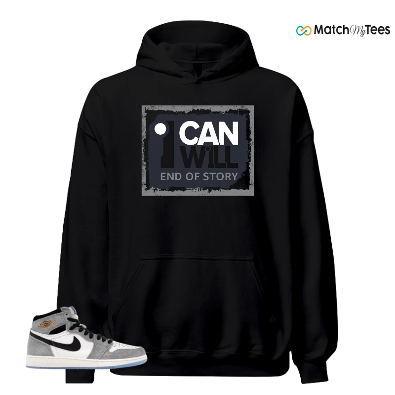 NIKE AIR JORDAN 1 HIGH COOL GREY SNEAKER Matching Tees hoodie
