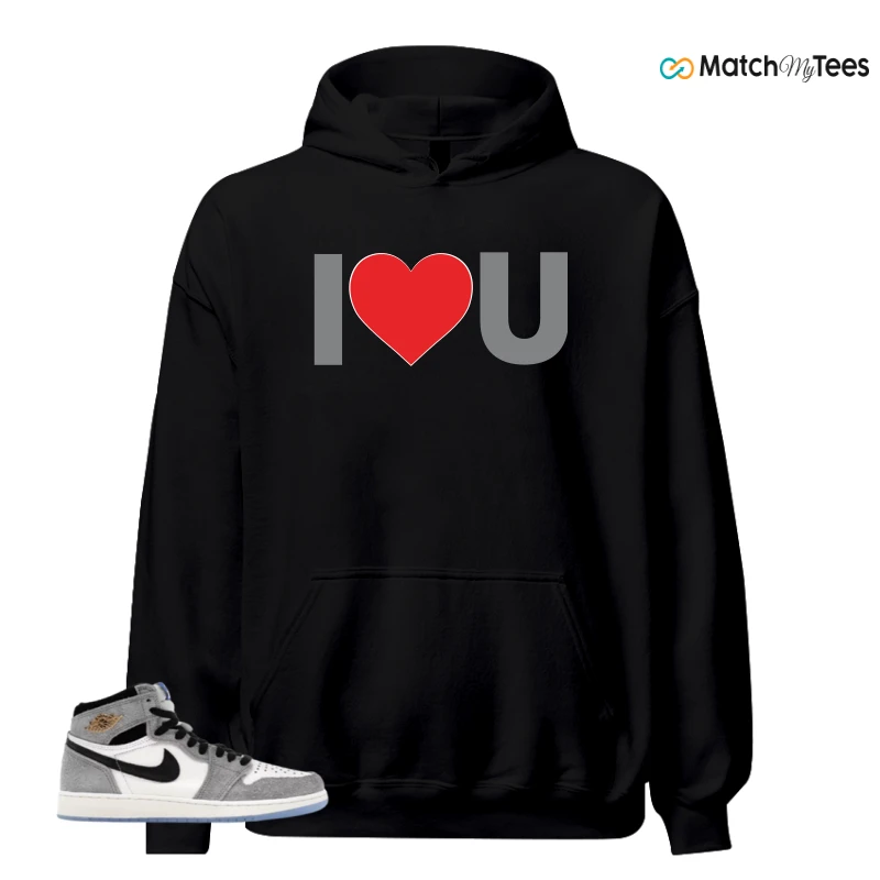 NIKE AIR JORDAN 1 HIGH COOL GREY SNEAKER Matching Tees hoodie