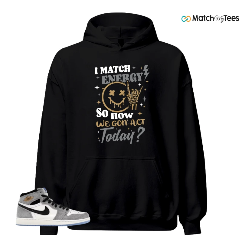 NIKE AIR JORDAN 1 HIGH COOL GREY SNEAKER Matching Tees hoodie