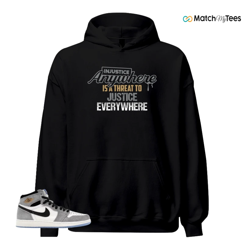 NIKE AIR JORDAN 1 HIGH COOL GREY SNEAKER Matching Tees hoodie