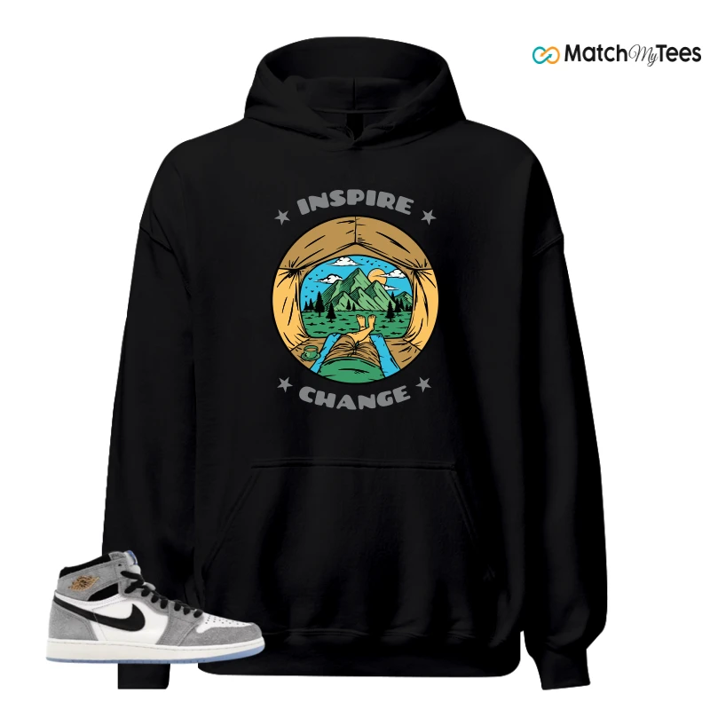 NIKE AIR JORDAN 1 HIGH COOL GREY SNEAKER Matching Tees hoodie