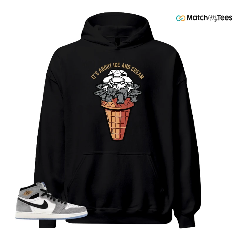 NIKE AIR JORDAN 1 HIGH COOL GREY SNEAKER Matching Tees hoodie