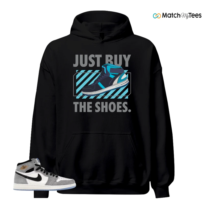NIKE AIR JORDAN 1 HIGH COOL GREY SNEAKER Matching Tees hoodie