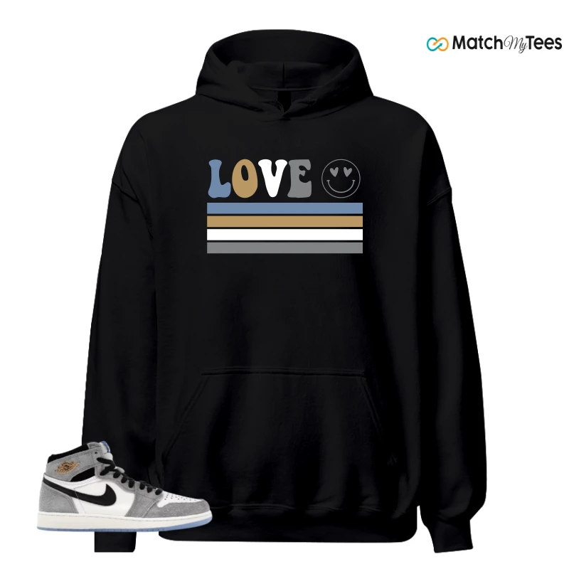 NIKE AIR JORDAN 1 HIGH COOL GREY SNEAKER Matching Tees hoodie