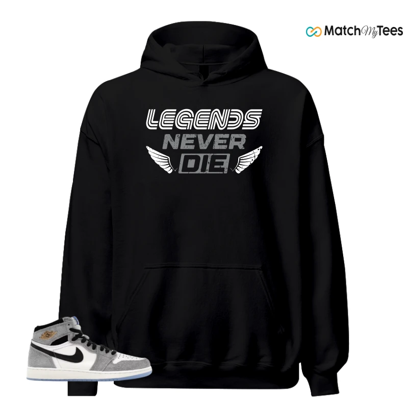 NIKE AIR JORDAN 1 HIGH COOL GREY SNEAKER Matching Tees hoodie