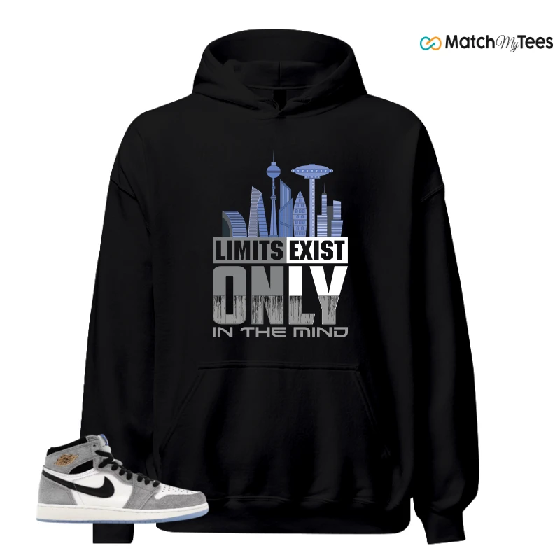 NIKE AIR JORDAN 1 HIGH COOL GREY SNEAKER Matching Tees hoodie