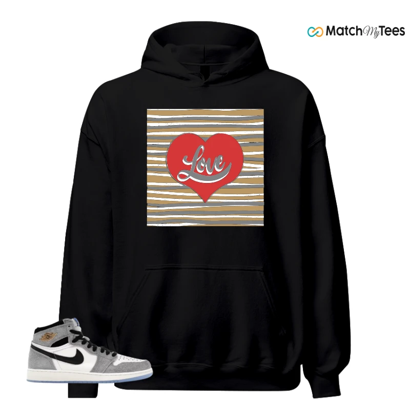 NIKE AIR JORDAN 1 HIGH COOL GREY SNEAKER Matching Tees hoodie