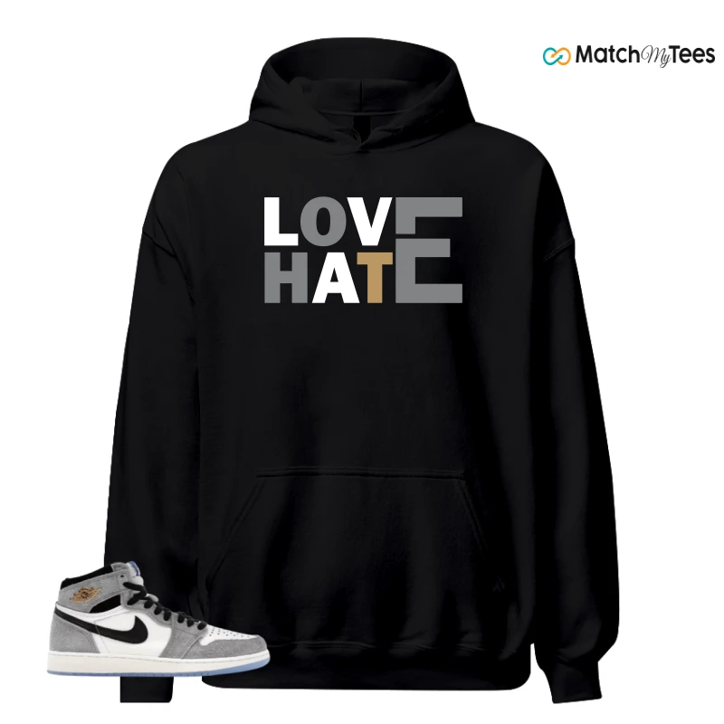 NIKE AIR JORDAN 1 HIGH COOL GREY SNEAKER Matching Tees hoodie