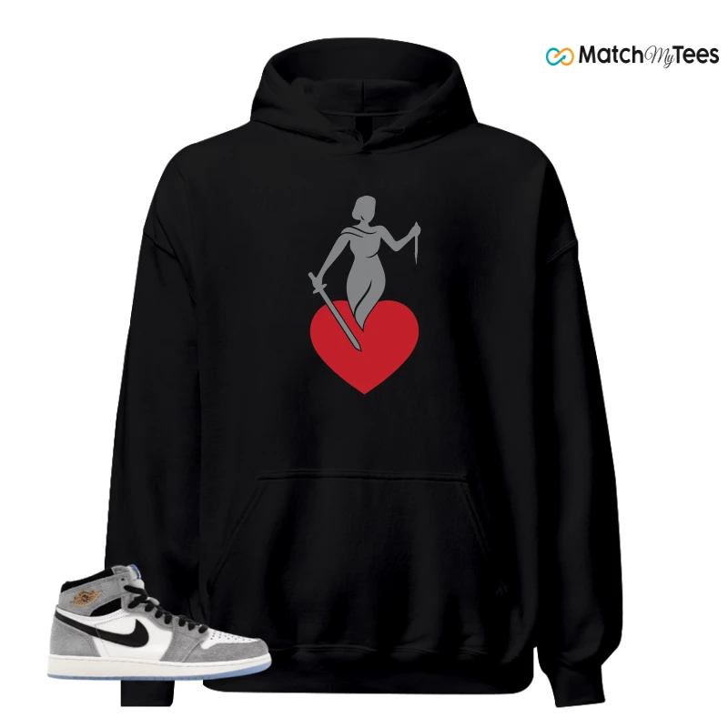 NIKE AIR JORDAN 1 HIGH COOL GREY SNEAKER Matching Tees hoodie