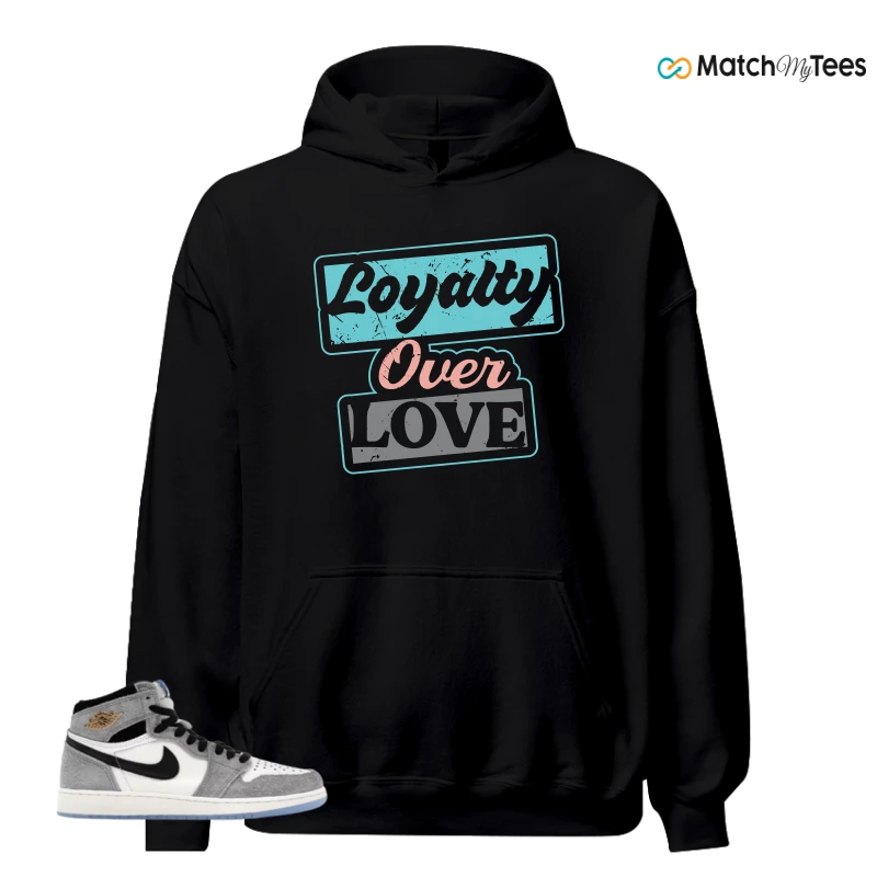 NIKE AIR JORDAN 1 HIGH COOL GREY SNEAKER Matching Tees hoodie