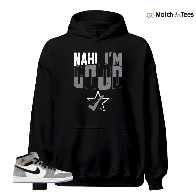 NIKE AIR JORDAN 1 HIGH COOL GREY SNEAKER Matching Tees hoodie