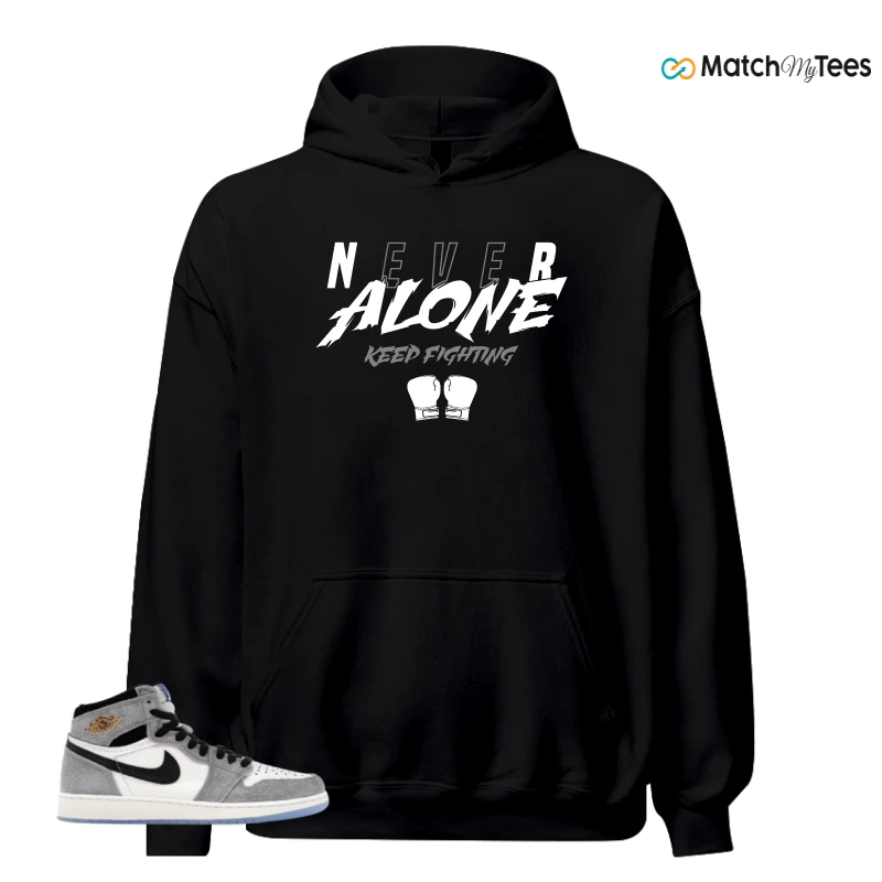 NIKE AIR JORDAN 1 HIGH COOL GREY SNEAKER Matching Tees hoodie
