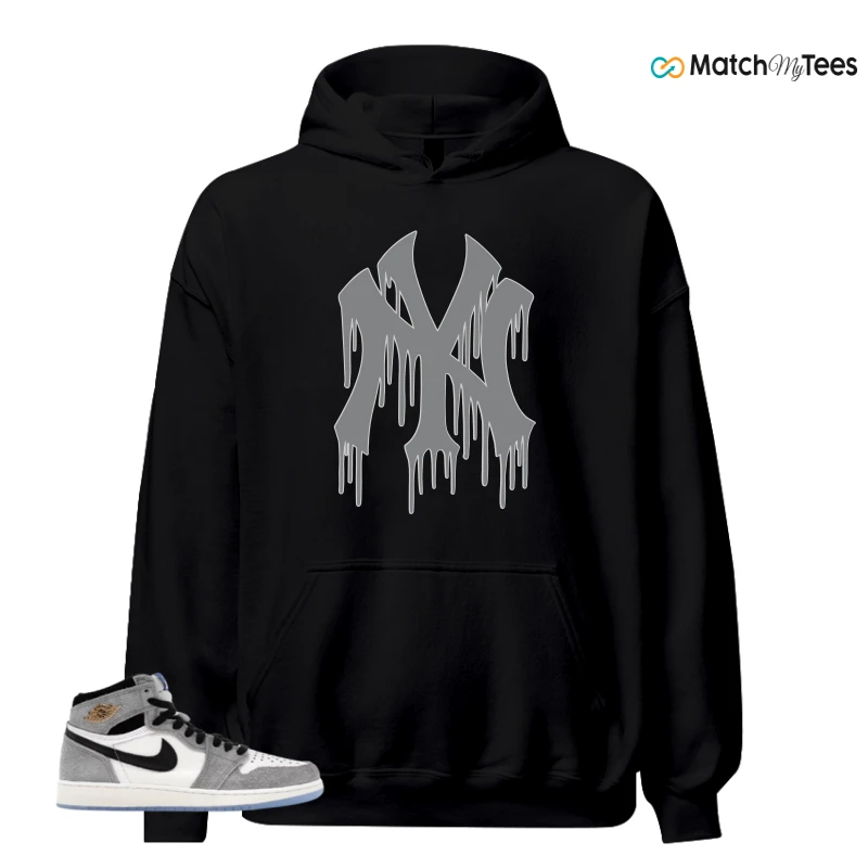NIKE AIR JORDAN 1 HIGH COOL GREY SNEAKER Matching Tees hoodie