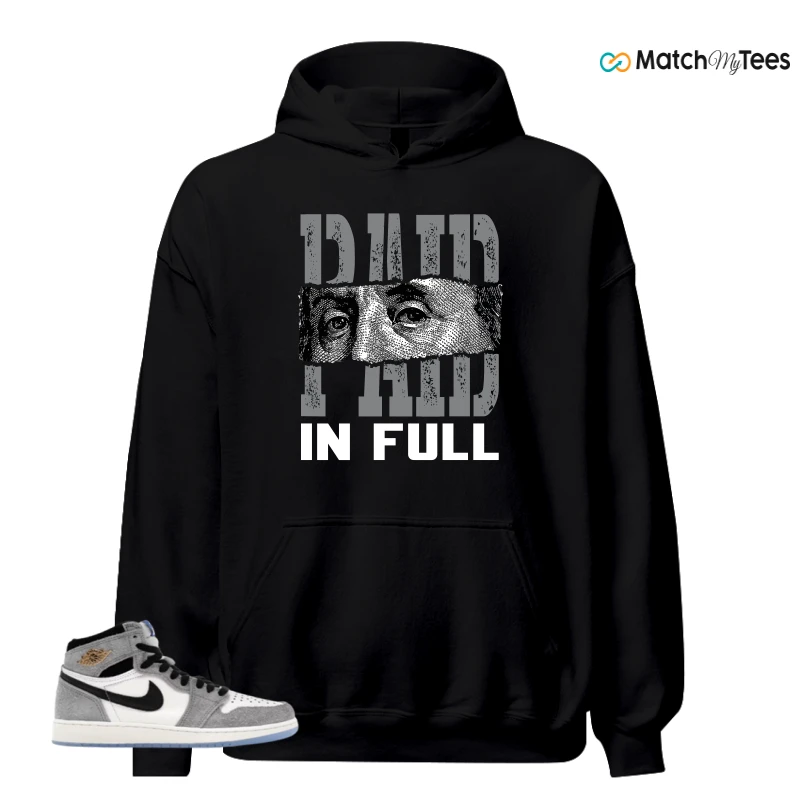 NIKE AIR JORDAN 1 HIGH COOL GREY SNEAKER Matching Tees hoodie
