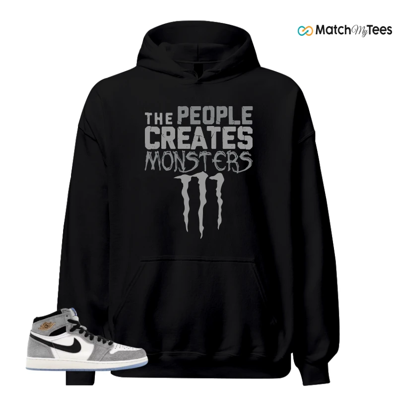 NIKE AIR JORDAN 1 HIGH COOL GREY SNEAKER Matching Tees hoodie
