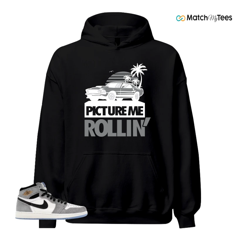 NIKE AIR JORDAN 1 HIGH COOL GREY SNEAKER Matching Tees hoodie